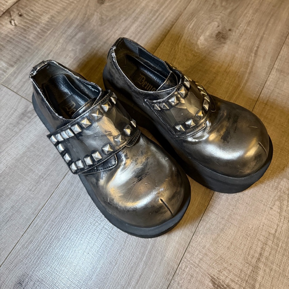 RARE Vintage 90s Y2K Demonia Platform Shoes – The Dank Shoe - Picture 14 of 15